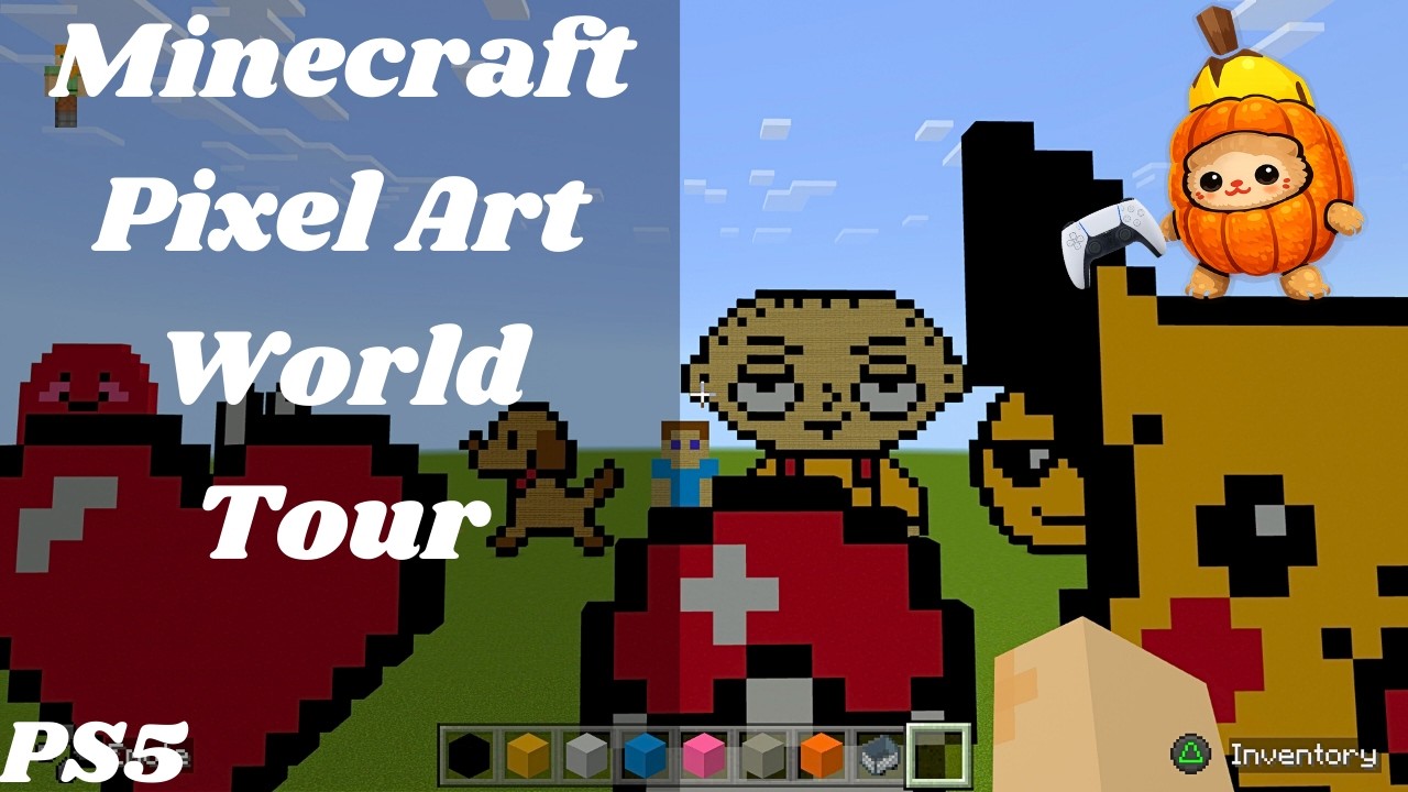 Minecraft Pixel Art World Tour