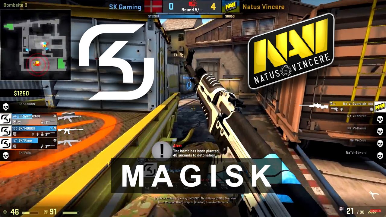 Magiskb0Y POV 37-15 vs. NaVi (ESL Pro League Season 3)