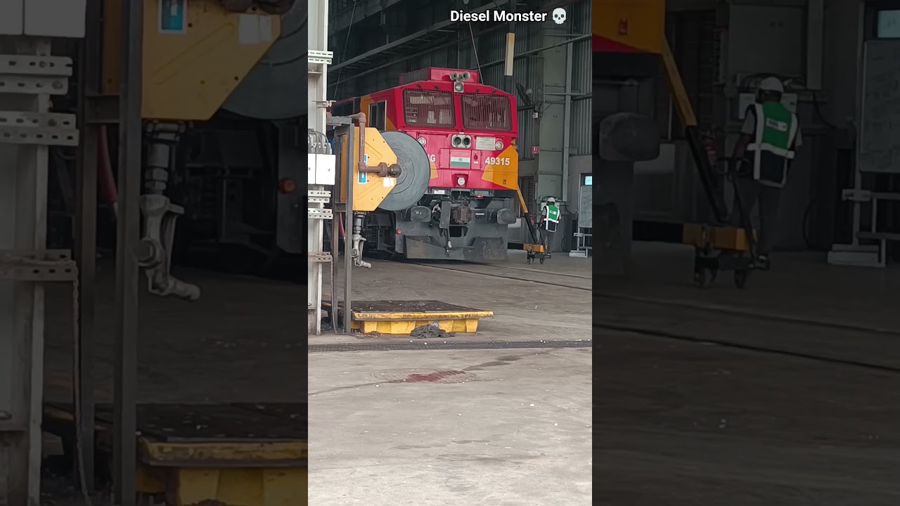 Diesel monster 💀.......#diesellocomotive#train #dieselshed