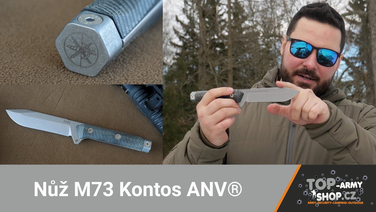 Nůž s pevnou čepelí M73 Kontos ANV® Nůž podle TANKU? Proč ne! Rigad