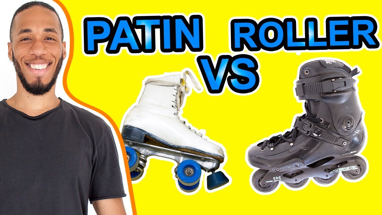 LA DIFFÉRENCE ENTRE LE PATIN À ROULETTES ET LE ROLLER