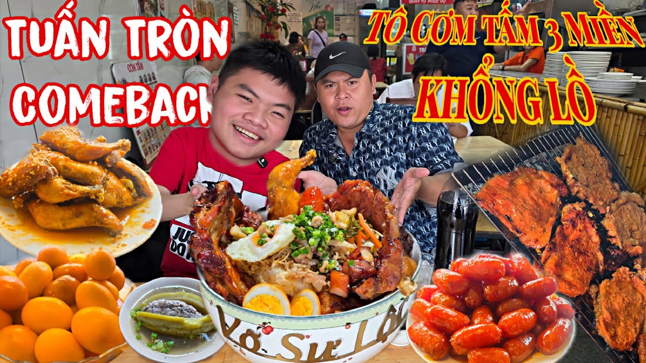 Tuấn Tr&ograve;n COMEBACK V&otilde; Sư Lộc PHỤC K&Iacute;CH T&ocirc; Cơm Tấm 3 Miền SUPER VIP | C&aacute;i Kết NO N&Ecirc; v&agrave; Miễn Ph&iacute; Nước