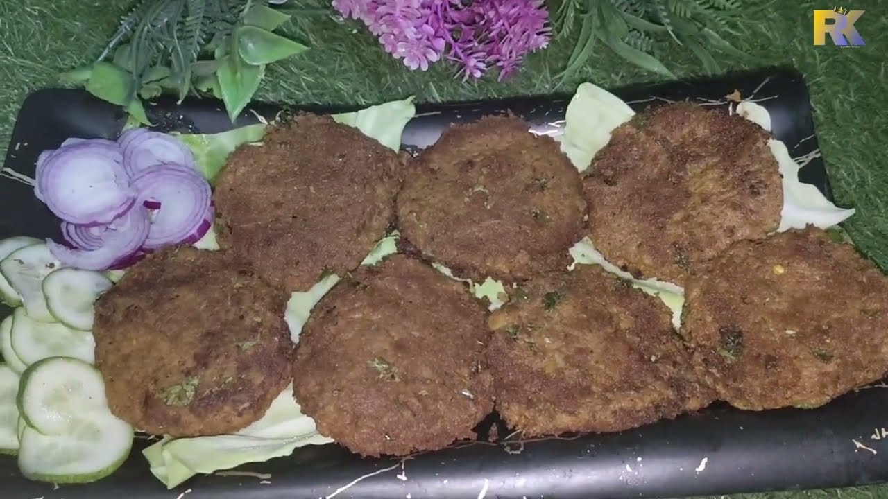 EASY &TASTY SOYABEAN SHAAMI KEBAB RECIPE #recipe #shaamikabab #vegrecipe #soyabean @Rizwanakitchens 