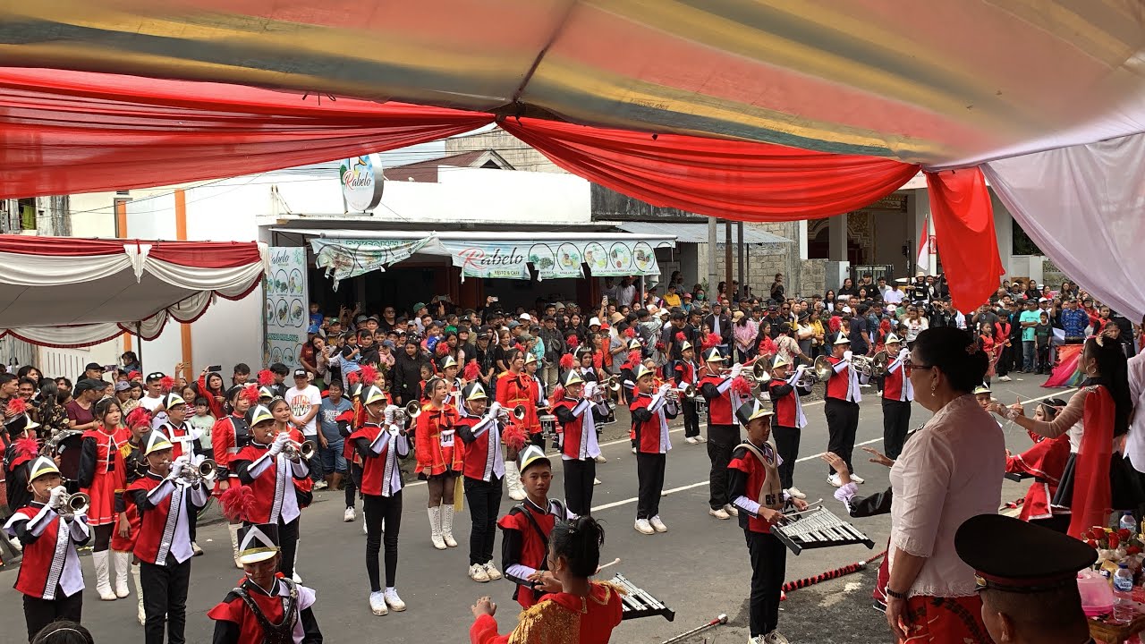 Display Marching Band SMP Negeri 1 Langowan (HUT RI 79, 17 Agustus 2024)