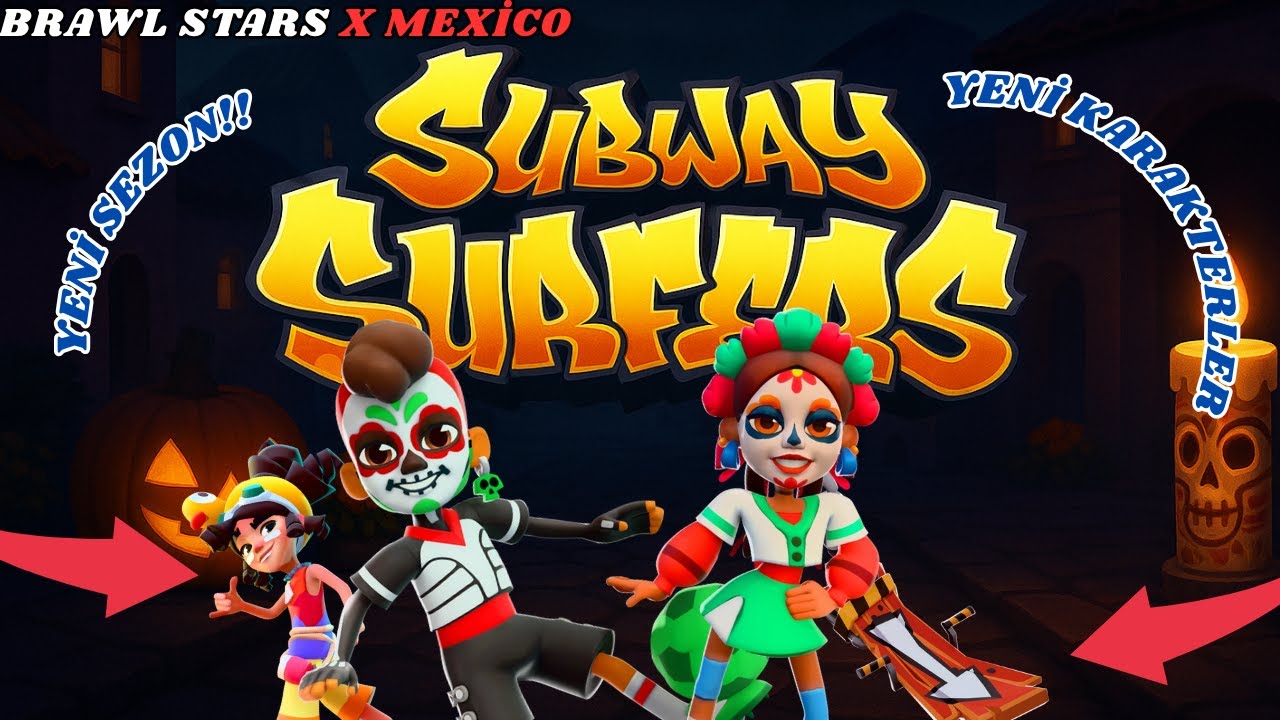 YENİ SEZON: 🎃 CADILAR BAYRAMI TEMASI MEXICO!!🎁SON ÖDÜLLERİ TOPLADIM!!SUBWAY SURFERS x MEXICO #6