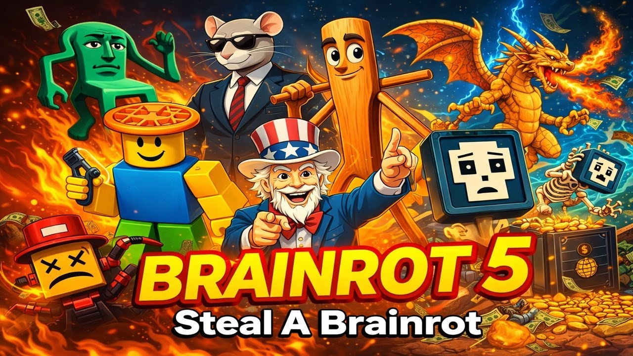 Brainrot Anime Opening Song Pt. 5 (Official Music Video) feat. Steal a Brainrot Characters