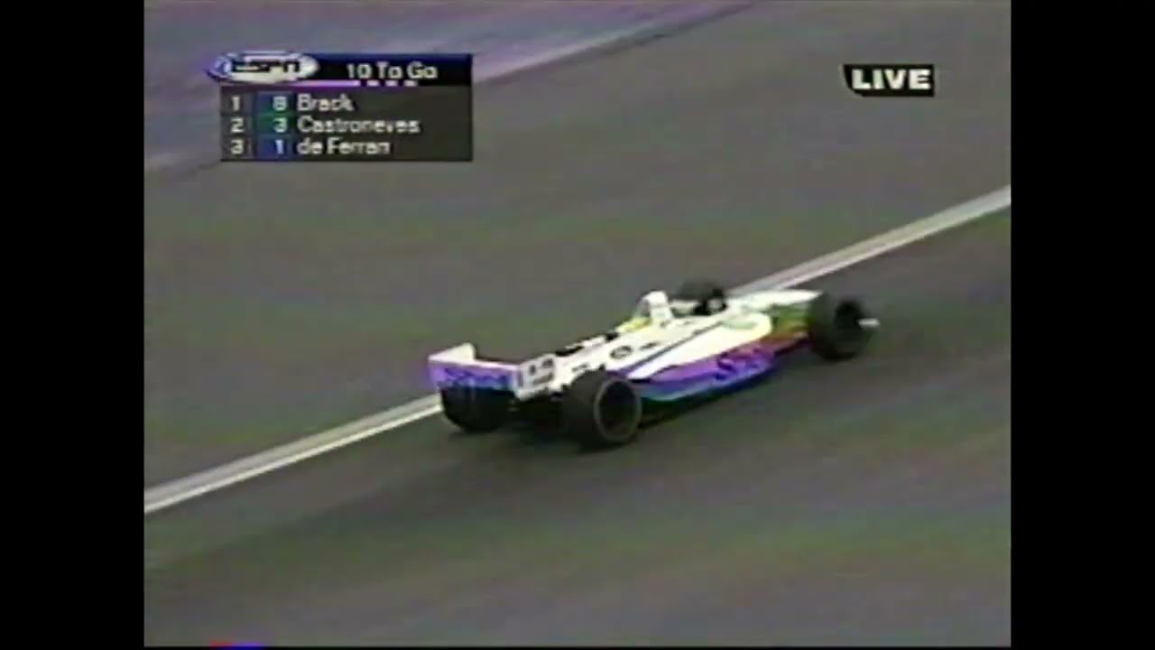 CART 2001 Motegi Japón - Últimas 10 vueltas, Accidente de Minassian