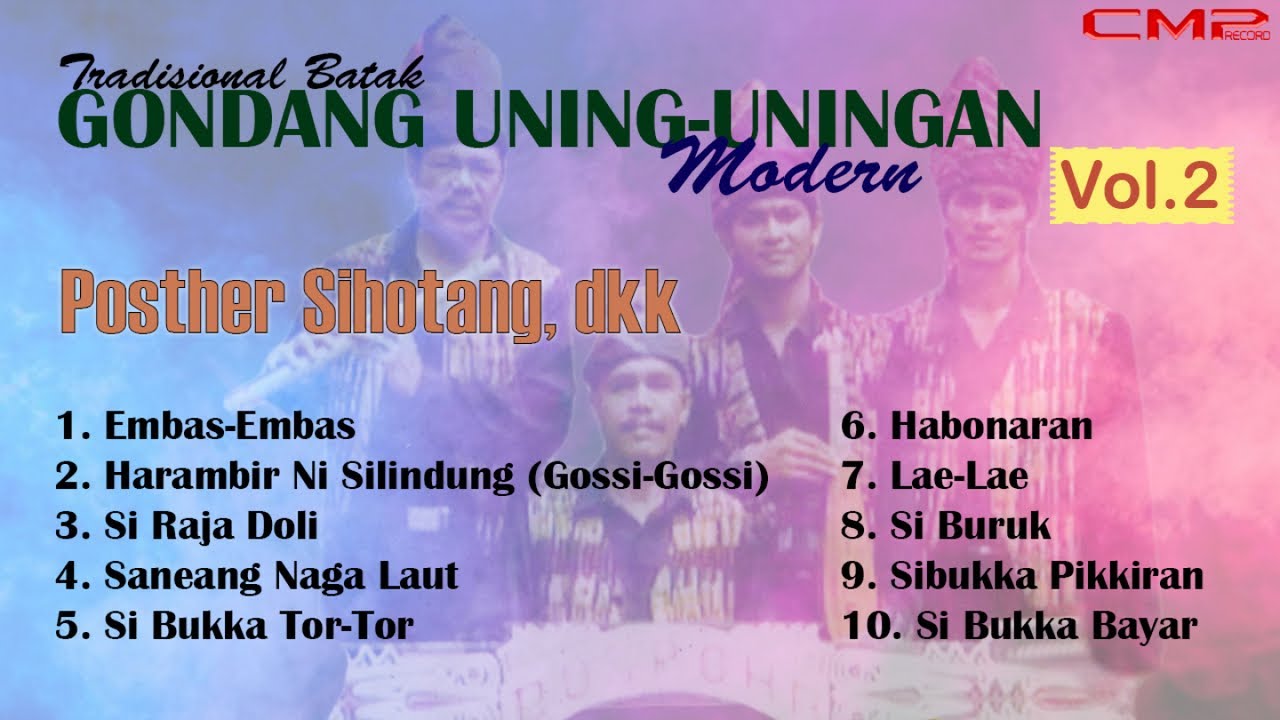 Poster sihotang dkk - Gondang uning uningan modern full album - karya terbaik poster sihotang