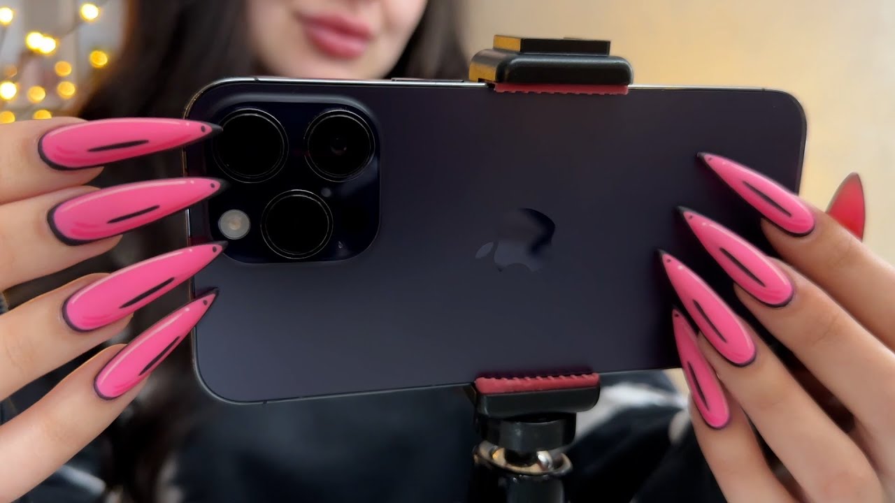 [ASMR] iPhone Tapping & Scratching On Different Phone Cases