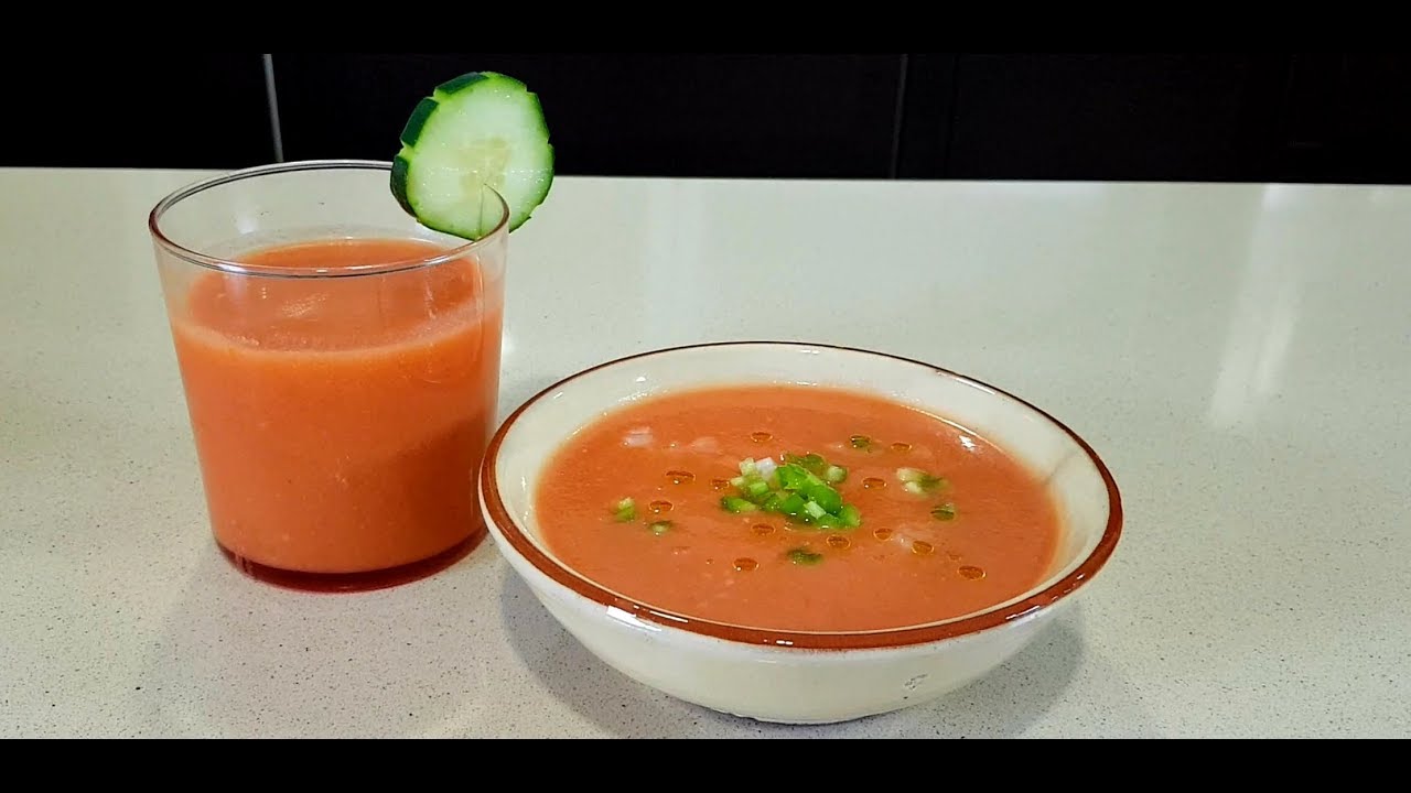 GAZPACHO ANDALUZ - LA RECETA CAMPEONA DEL MUNDO