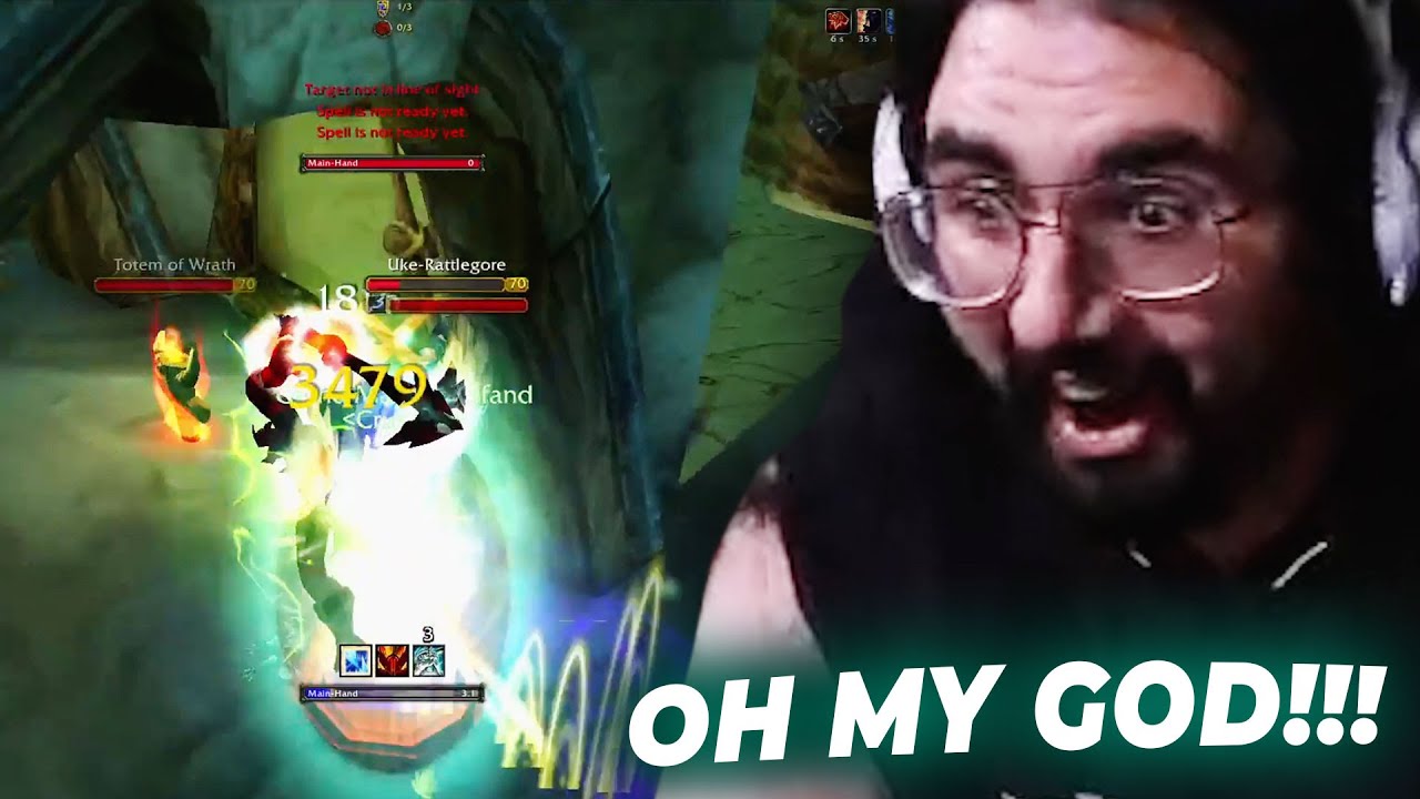 The Ret God RETURNS Esfand Tries Deep Thunder in Burning Crusade PvP!!