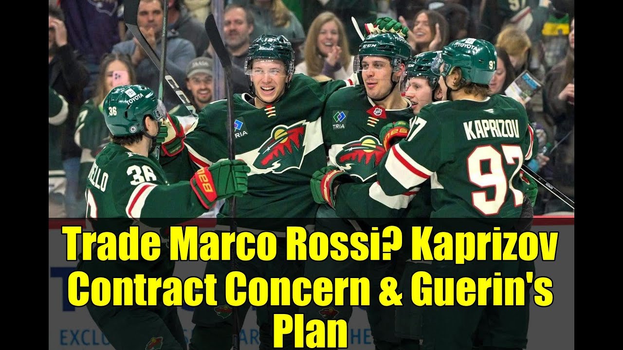Trade Marco Rossi? Kaprizov Contract Concern & Guerin's Plan | Minnesota Wild Offseason 2024