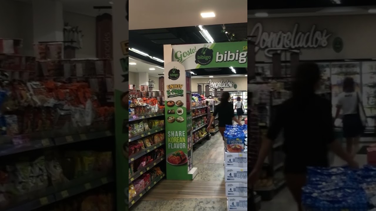 Mercado coreano em SP, tem v&iacute;deo no canal #kpop #bts #vlog #mercado #saopaulo