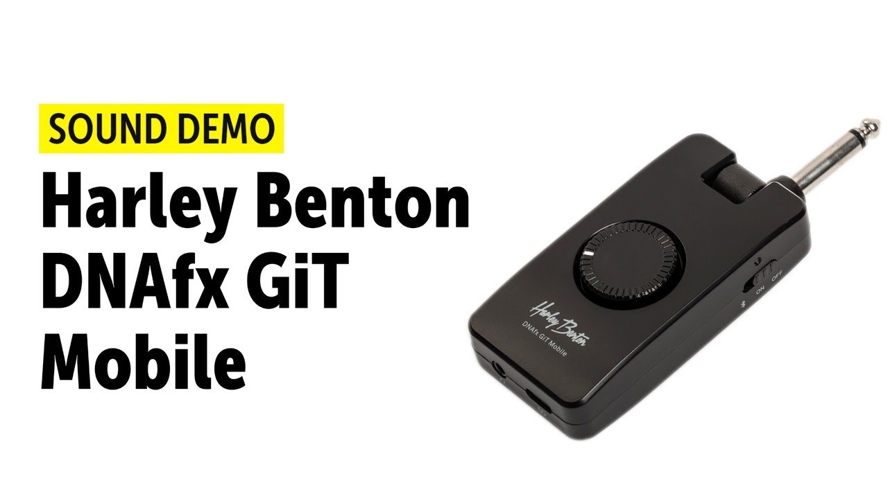 Harley Benton DNAfx Git Mobile - Sound Demo (no talking)