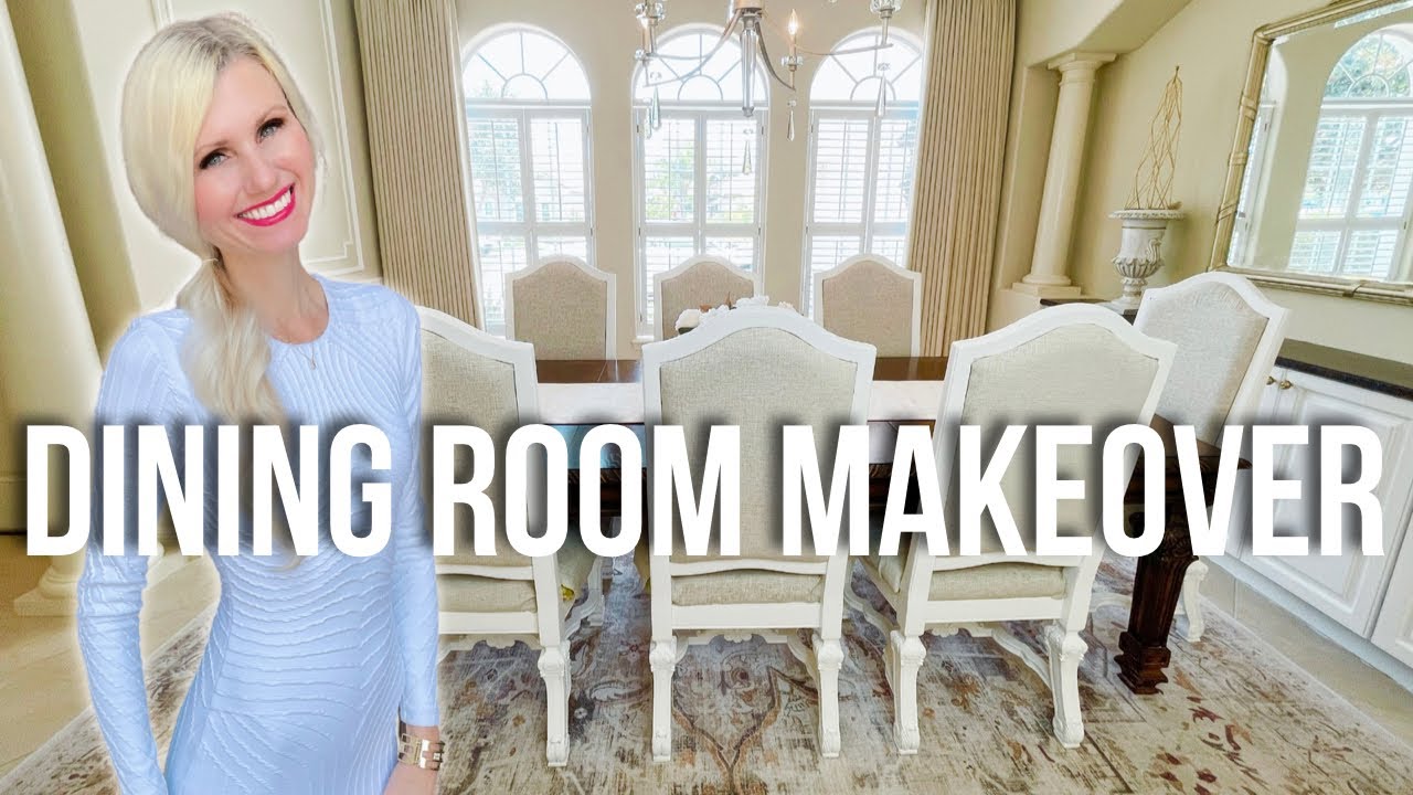 STUNNING DINING ROOM MAKEOVER | UNBELIEVABLE BEFOR & AFTER | From DARK To LIGHT