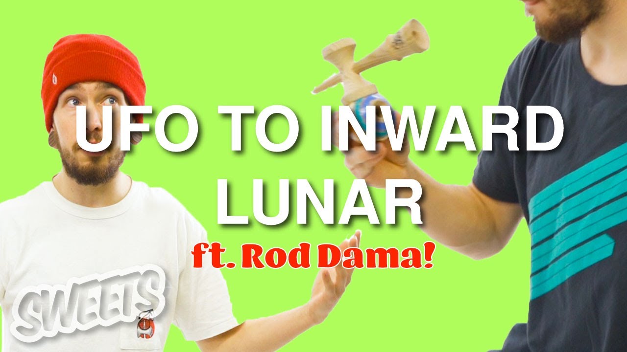 How to do UFO TO INWARD LUNAR ft. Rod Dama - Kendama Trick Tutorial - Sweets Kendamas