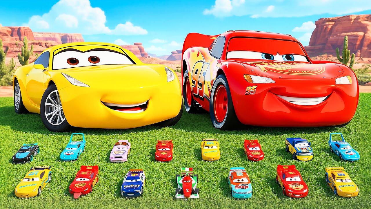 Disney Pixar Cars Unboxing Review | Lightning McQueen, Mack, Doc Hudson, Chick Hicks, Snot Rod