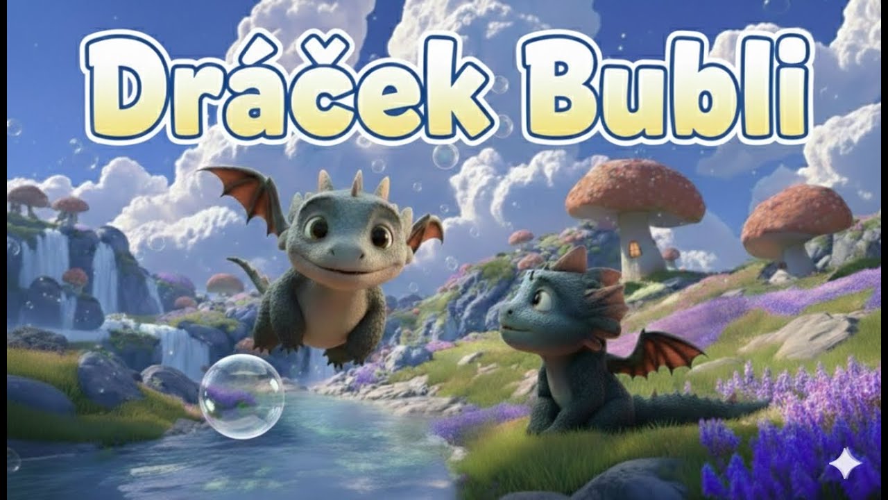 Dráček Bubli 🐉 Veselá písnička pro děti o drakovi, který fouká bubliny