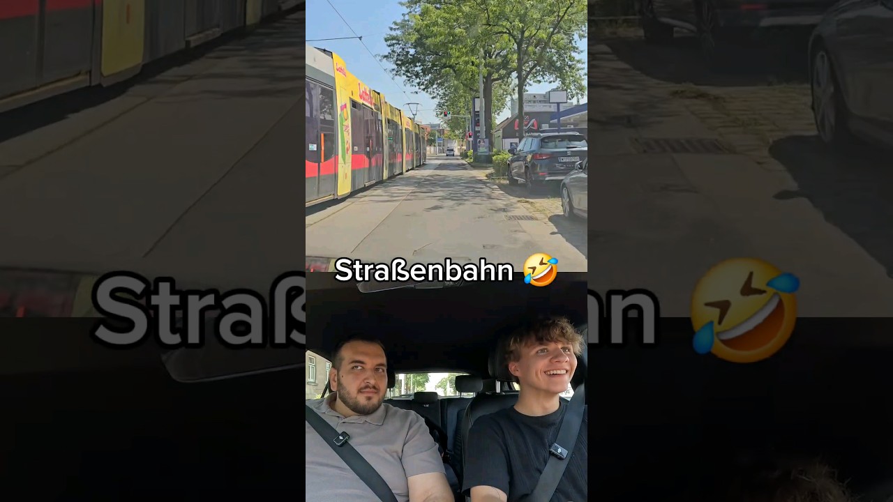 Keine Angst vor Straßenbahnen!🚊 Die haben eine gute Spurhaltung🤣