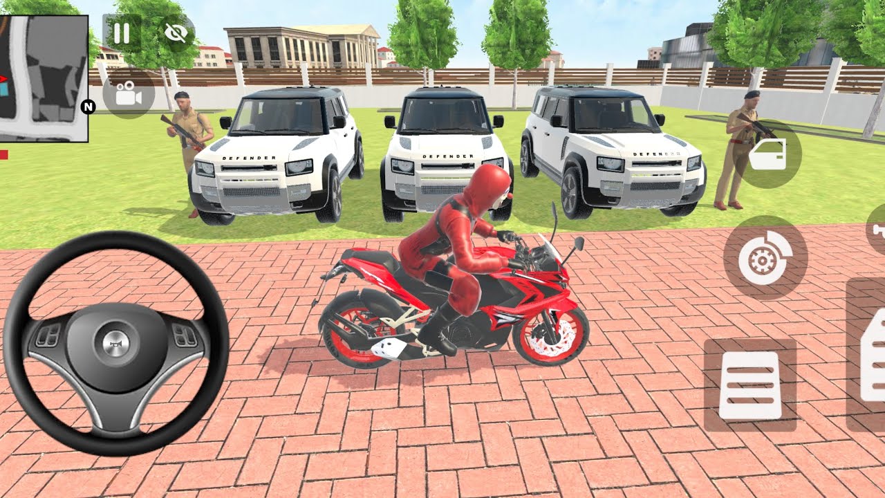 || Franklin order by 3️⃣ White🤍 DEFENDER || Indian Theft Aura Simulator ||