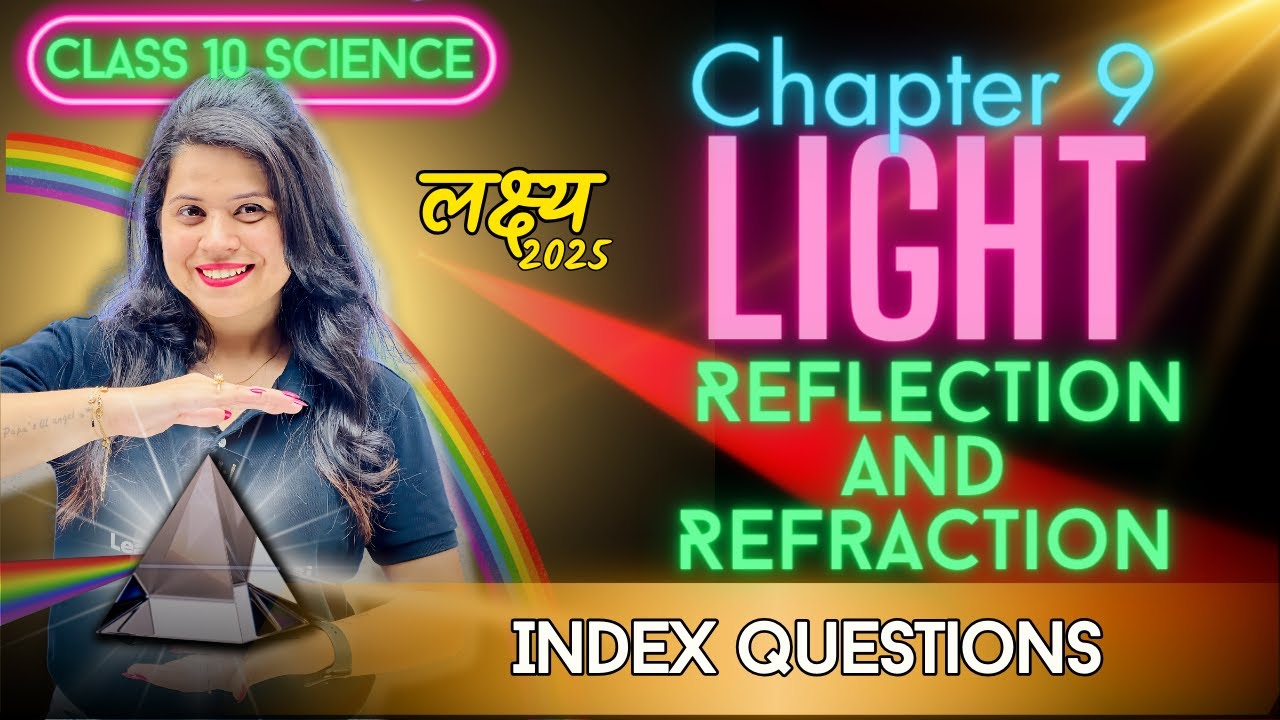 Light Reflection and Refraction | Chapter 9 | Index Questions | 