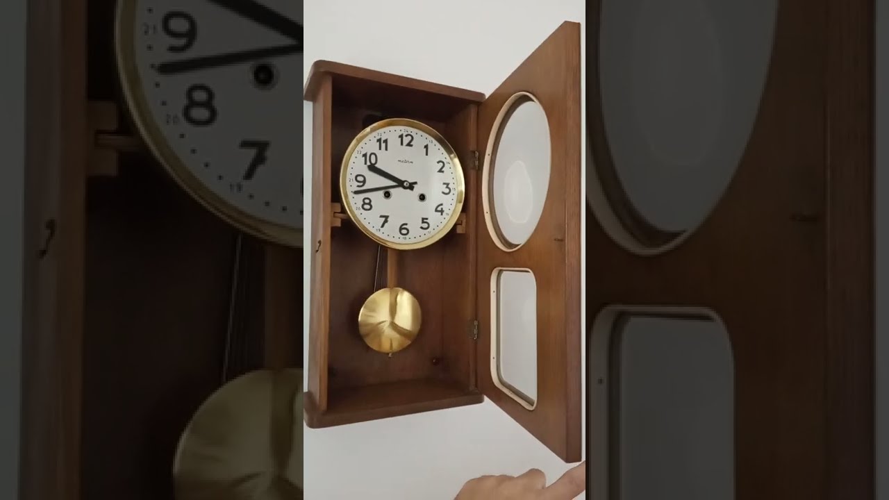 Metron MSD/d (styczeń 1969 r). Polski zegar wiszący.