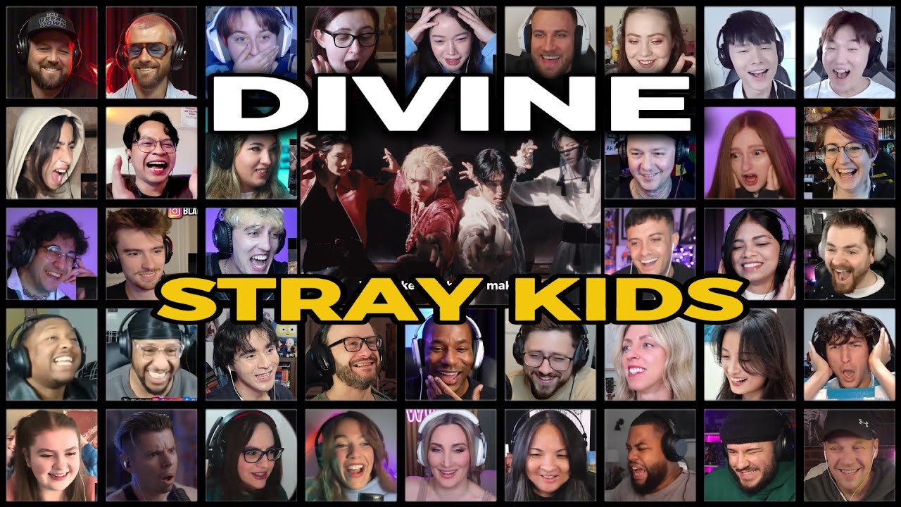 DIVINE: STRAY KIDS REACTION MASHUP