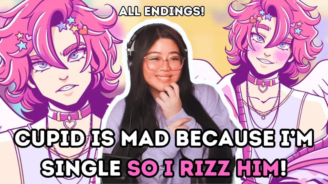 Cupid Says I'm Maidenless So I Kiss Him Instead! | Cupid's Kiss | Dating Sim Game | All Endings