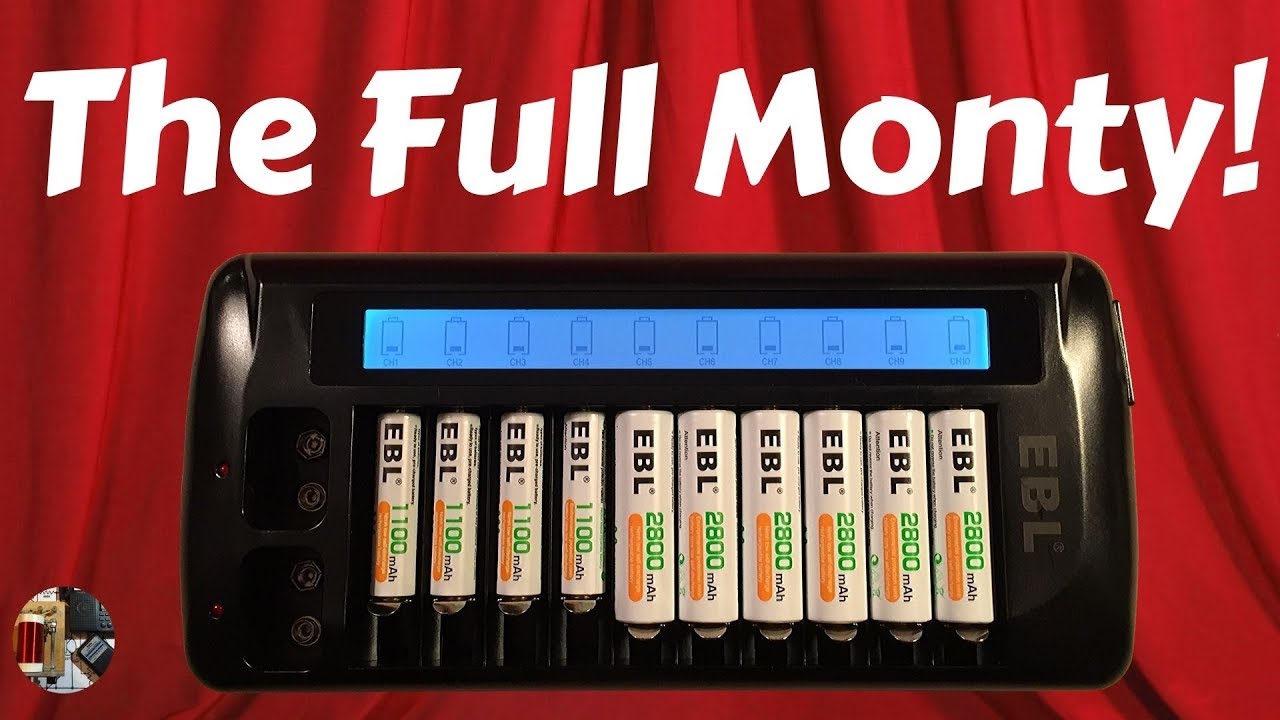 EBL Smart LCD 12 Bay NiMH Charger & High Capacity Battery Review