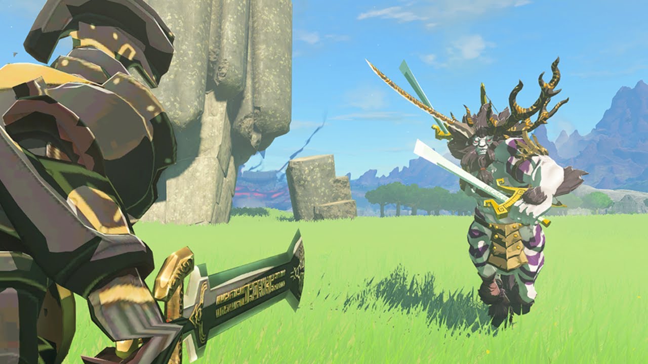 Darknuts VS Silver Lynel  - TOTK Mod Showcase