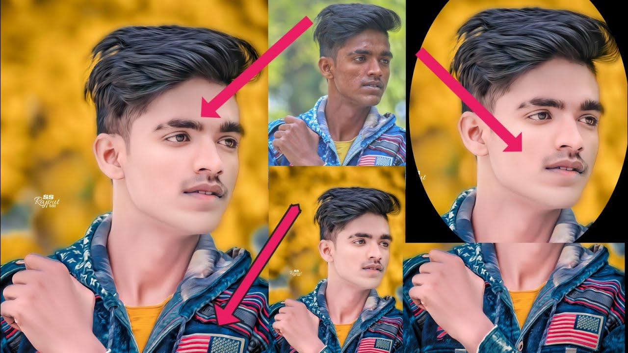 Full HD me face ko smooth kaise kare || Yellow tone effect photo editing || SS Rajput Edit