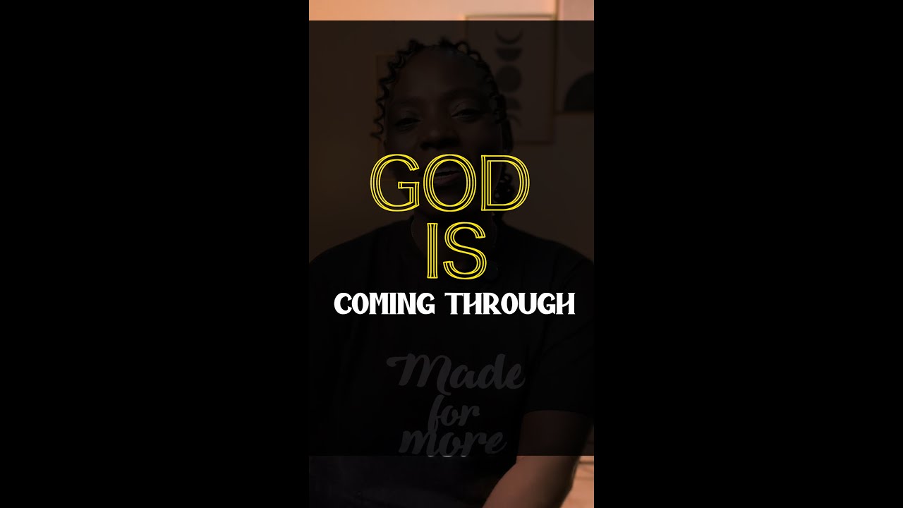 GOD IS COMING THROUGH!  || EDIFY WITH DE-U