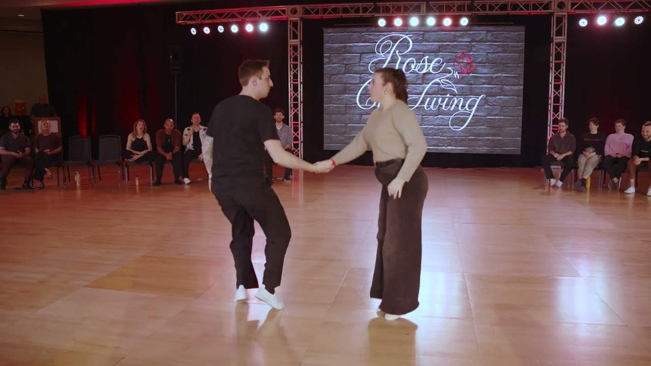 Christopher Dumond & Melodie Paletta - 2nd place All-Stars/Champions Strictly - Rose City Swing 2026