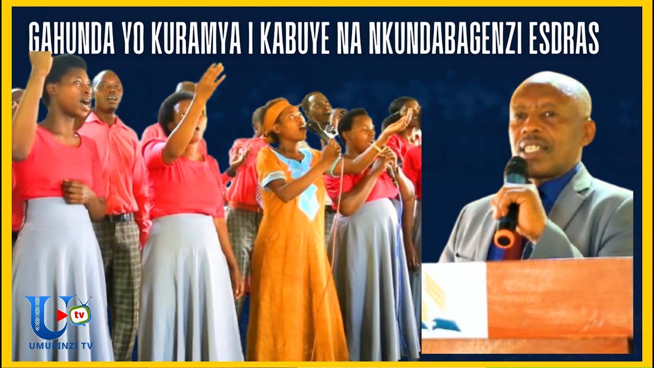 KU ISABATO: Gahunda yo kuramya i Kabuye na MG NKUNDABAGENZI Esdras