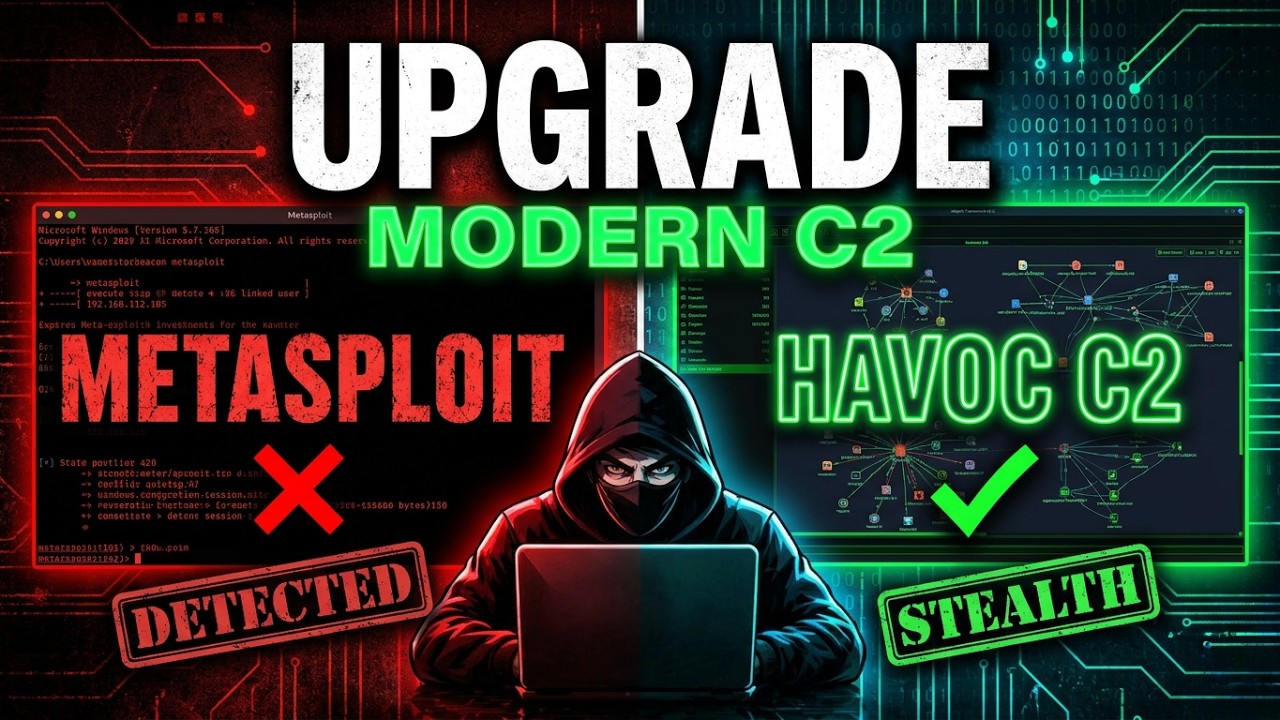 How Command & Control (C2) Works | havoc c2 & adaptix c2 in 2 Hours