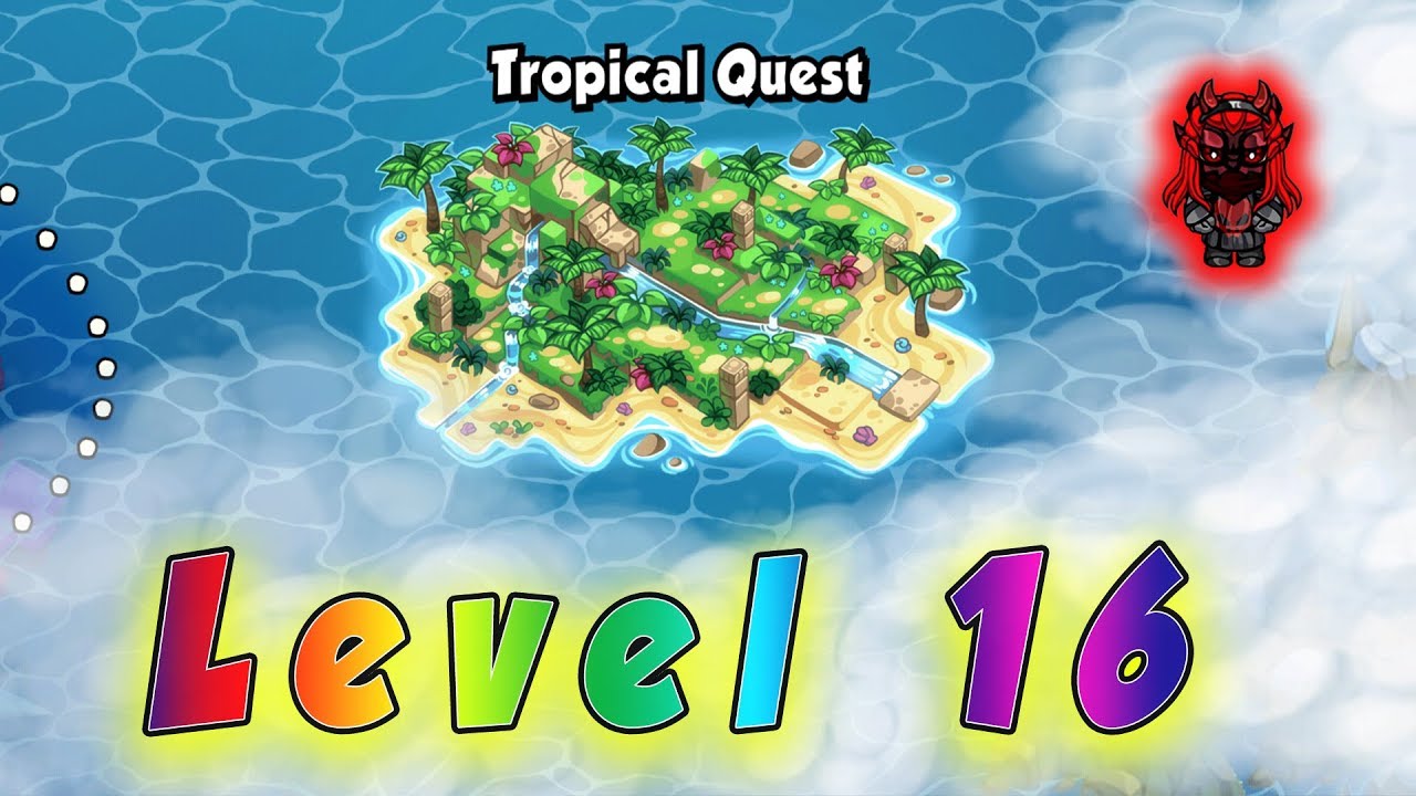Bomber Friends - Tropical Quest - Level 16 ✅