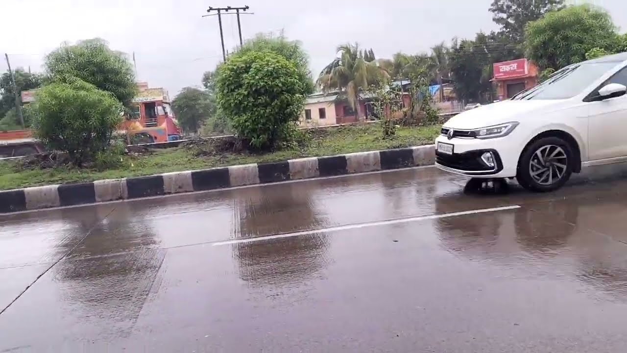 Satara to kolhapur national highway 🌧️ travel video