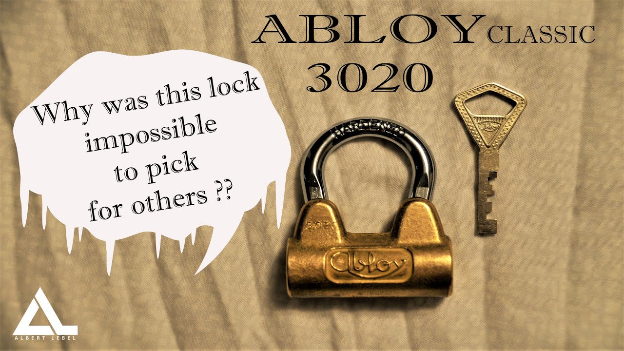 #424 ABLOY 3020 That some thought was unpickable