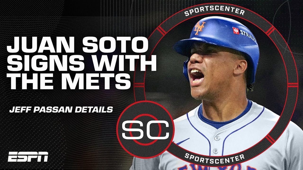 🚨 JUAN SOTO SIGNS WITH THE METS 🚨 15 years for $765M 🤑 | SportsCenter