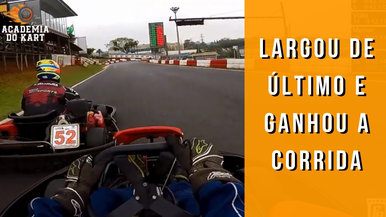 Brasileiro de Kart Indoor 2018 | Largou de Último e ganhou! | Corrida comentada