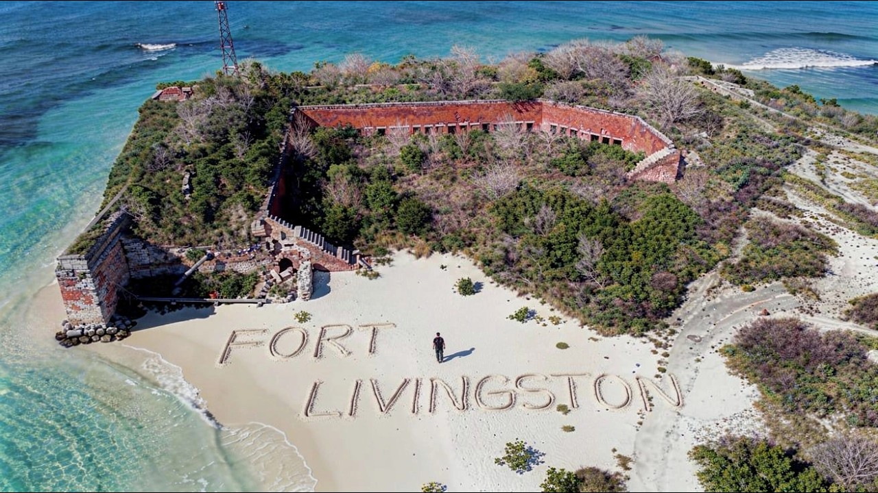 Exploring Abandoned Pirate Hideout (Fort Livingston)