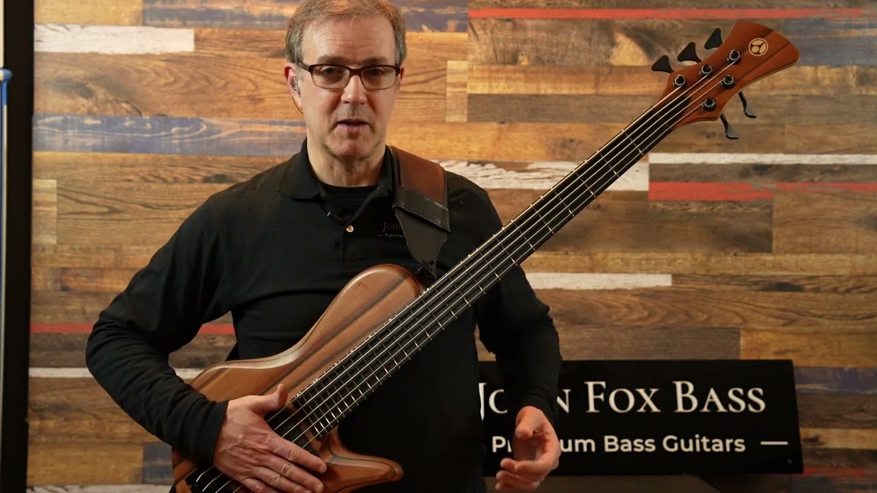 Adamovic Katana 5-string bass at John Fox Bass