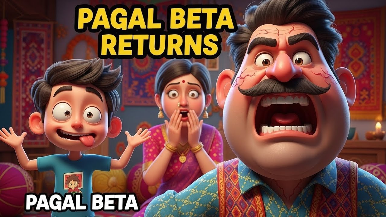 ⭐ Pagal Beta Returns 😂 Desi Family Comedy 2025 | Little3D Heroes