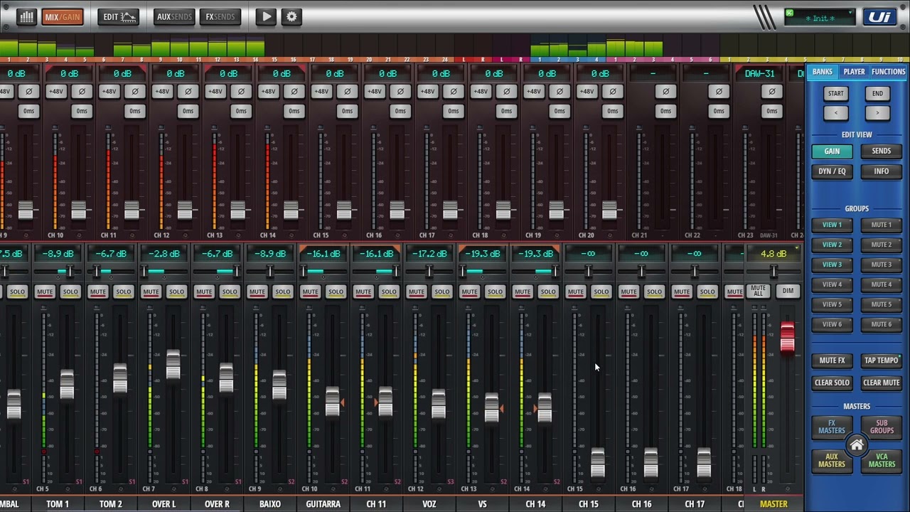 MIXAGEM GOSPEL | CORDEIRO E O LEÃO (Soundcraft UI24R)