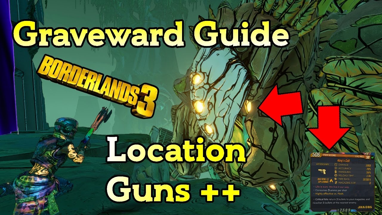 Borderlands 3: Руководство по боссам Graveward, местоположение и список уровней оружия⚰️🥀