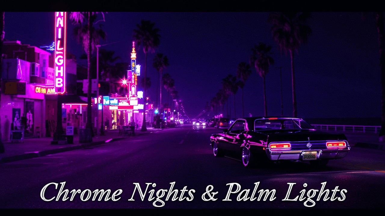 Chrome Nights & Palm Lights 🌴 | West Coast G Funk Night Drive 90s Hip Hop Vibes