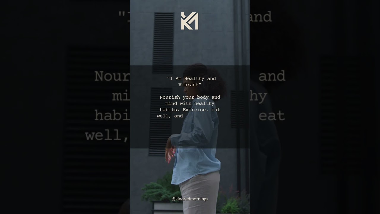 🌿 I Am Healthy and Vibrant #affirmations #wellness #mindfulness #healthy #healthymindset