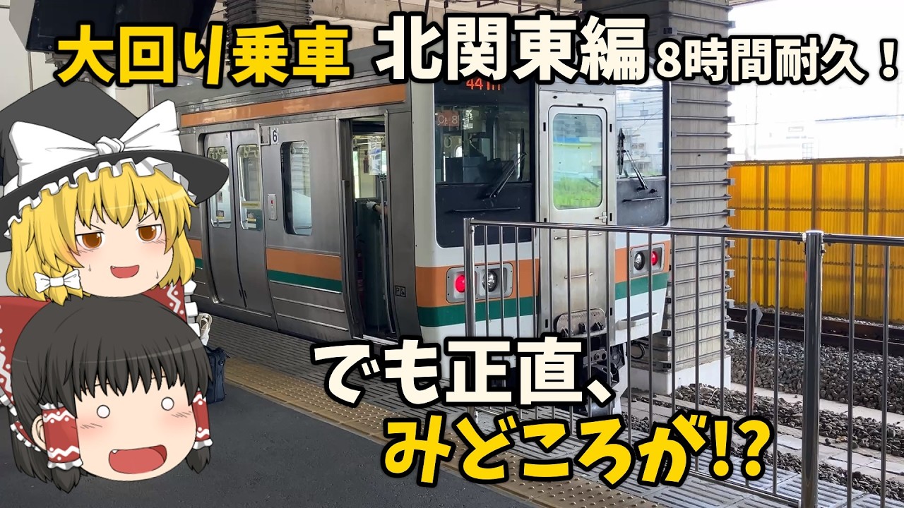 【関東 大回り乗車】150円で北関東を巡る！両毛線・水戸線の旅【一人旅ゆっくり実況】