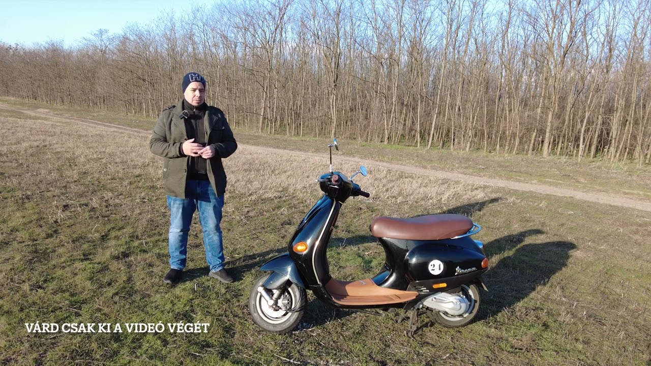 Vespa  ET2 bemutató