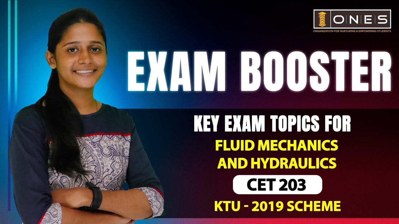 S3 KTU 2019 Scheme QP Solution| FLUID MECHANICS AND HYDRAULICS |CET 203| IMPORTANT TOPICS | ONES